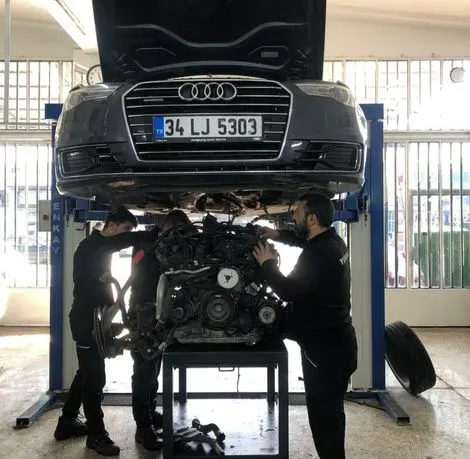 Yükseliş Özel Oto Servis bakım işlemi