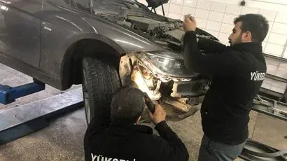 BMW ön takımında bakım